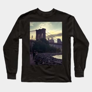 Dumbo Brooklyn Bridge NYC Long Sleeve T-Shirt